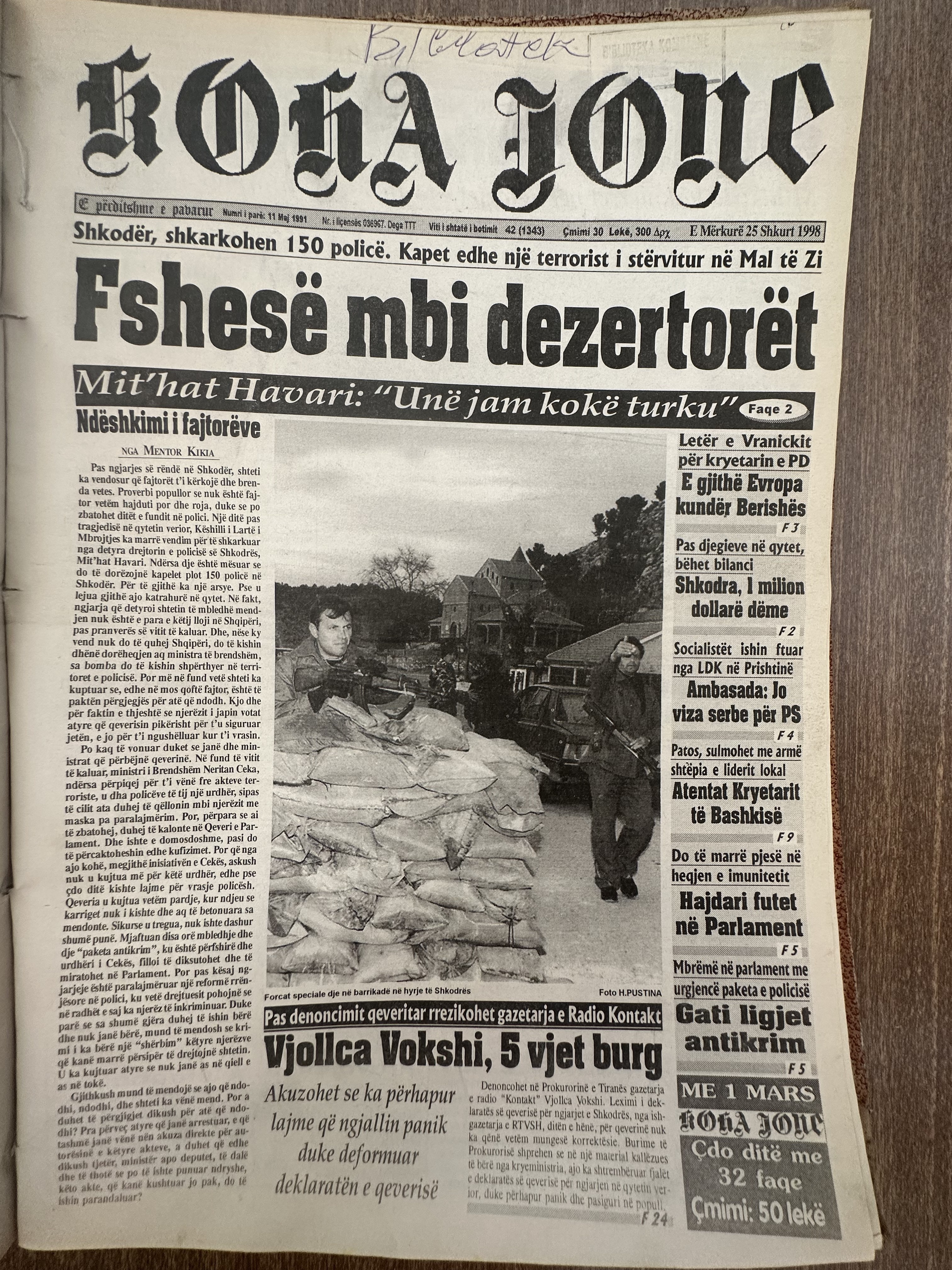 Koha Jonë 1998-02-25